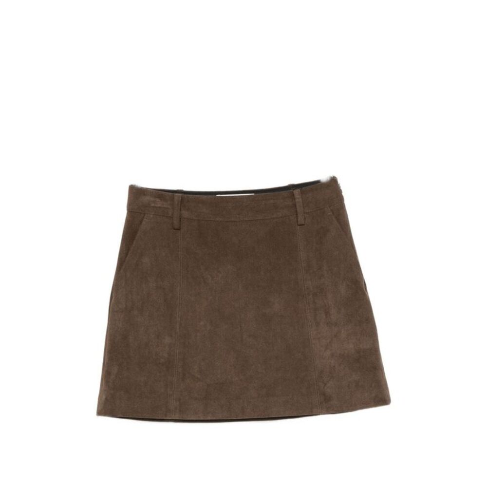 Dunst Women Suede Effect Mini Skirt